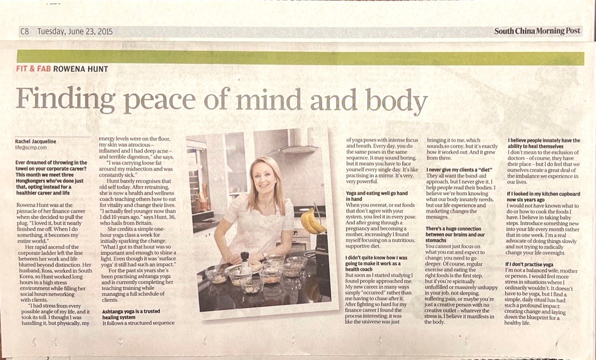 SCMP Rowena Hunt 2015